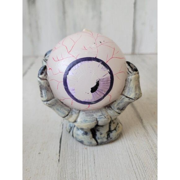 Halloween spooky eyeball candle witch hand skeleton prop decor - Picture 2 of 14